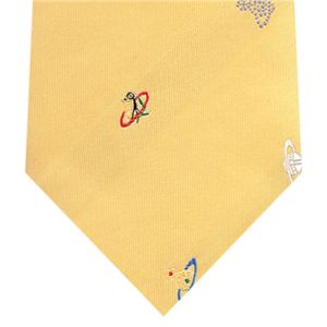 Vivienne Westwood（ヴィヴィアン ウエストウッド） ネクタイ Yellowシルク(JA) N-VWW-A00322