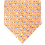 Ferragamo（フェラガモ） シルクネクタイ Orange モチーフ系 N-FER-A00687