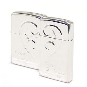 ZIPPO(ジッポー) ライター (2個セット)BS-ZIP-A0039 Silver