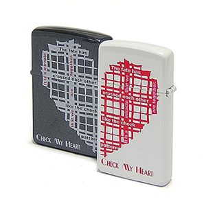 ZIPPO(ジッポー) ライター (2個セット)BS-ZIP-A0059 Black/White