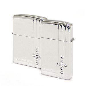 ZIPPO(ジッポー) ライター (2個セット)BS-ZIP-A0064 Silver