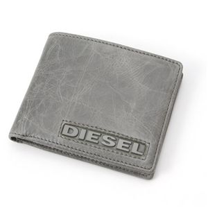 DIESEL(ディーゼル) 札入れ 両面カード入れ　T7166GREYH　9.8×W11.5×D1.5cm