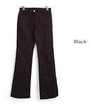 サイドレースベルボトムストレッチパンツ 26135-D ブラック L