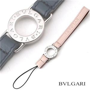 BVLGARI 携帯ストラップ 22122/ネイビー