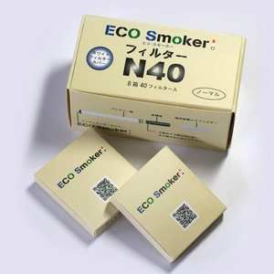 【NEWパッケージ】ECO Smoker（エコスモーカー）交換用フィルター　ノーマル味　40個入