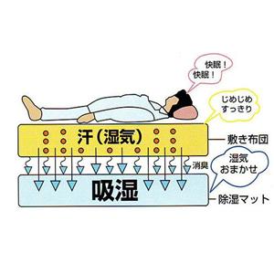 モイスファイン 除湿マット シングル