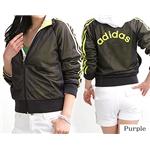 Adidas���o�[�V�u���g���b�N�W���P�b�g AC-RAV-TRACK-TOP �p�[�v�� M