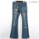 ＡＤＭＩＲＡＬ　レディースデニムパンツ ダークネイビー 27
