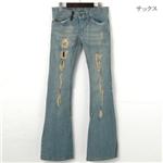 ＡＤＭＩＲＡＬ　レディースデニムパンツ サックス 25