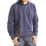 adidas　クルーネックスウェット ネイビー Ｍ
