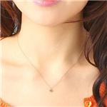 K10 ブラウンダイヤ0.2ctネックレス ピンクゴールド