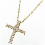 K18 YG ダイヤ0.3ct クャ??ペンダント FMP-TM00330