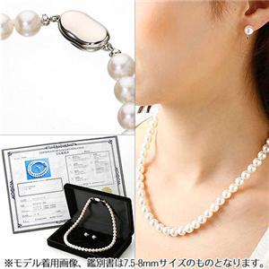 大珠 あこや花珠真珠8-8.5mm 花珠ネックレス1点、花珠ピアス1点 計2点セット