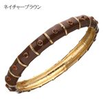 エナメルカラーストーンバングル FHB-FJW00001／ネイチャーブラウン