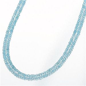 ブルートパーズ50ct 2連ネックレス