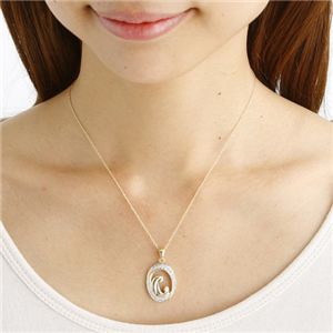 10K/0.2CT 聖母ネックレス