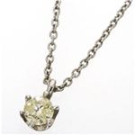 SV　ライトイエローダイヤ0.3ｃｔ ペンダント