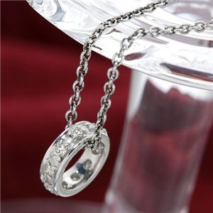 【訳あり・在庫処分】ダイヤモンド10石 合計0.1ct フルエタニティペンダント