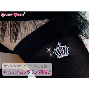 クラウンオーバーニーソックス（ブラック）