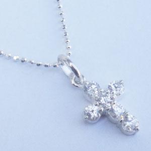 クリアクロスペンダント S-5814CZ