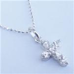 クリアクロスペンダント S-5814CZ