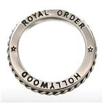 ROYAL ORDER 【HOLLYWOOD】ROMAN SPACER リング SR137 サービスチェーン付き 5.5(約10号)
