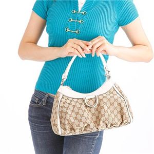 GUCCI(グッチ) ショルダーバッグ　D-GOLD　190525 FFPAG 9761・White