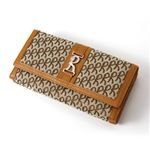 Roberta di Camerino(ロベルタディカメリーノ) ジャガード長財布 050045・B Brown