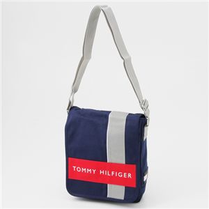 TOMMY HILFIGER(トミーフィルフィガー) ななめがけショルダーバッグ L500078 CAMERA BAG Navy×Red