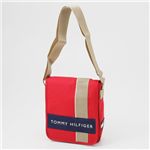 TOMMY HILFIGER(トミーフィルフィガー) ななめがけショルダーバッグ L500078 CAMERA BAG Red×Navy