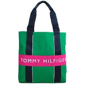 TOMMY HILFIGER（トミーヒルフィガー） HARBOUR POINT II （ハーバーポイント2） NSトート KELLY GREEN/BERRY