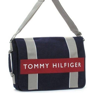 TOMMY HILFIGER（トミーヒルフィガー） HARBOUR POINT II（ハーバーポイント2） メッセンジャーバッグ NAVY/RED