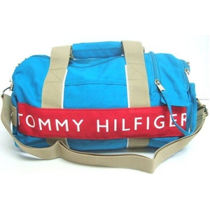 TOMMY HILFIGER（トミーヒルフィガー） HARBOUR POINT II（ハーバーポイント2） ミニダッフル AZURE BLUE/ CHERRY RED