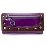 SENOFICH（セノ・フィッチ） PVC & エナメル長財布 SF24 PURPLE