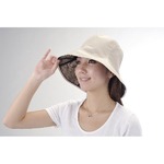 超軽量UVカット撥水帽子 ベージュ