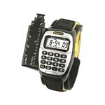 STANLEY(スタンレー) 工具ウォッチ STA-2004 シルバー／定規＆電卓付リストウォッチ