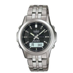 CASIO(カシオ) LINEAGE(リニエージ) LCW-100TDJ-1AJF/LED・アンバー×ブラック
