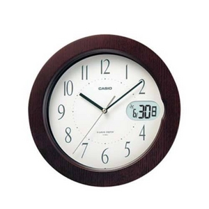 CASIO(カシオ) waveceptor 電波壁掛け時計 IC-800J-5JF ダークブラウン