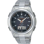 CITIZEN（シチズン） 腕時計 Q＆Q MCS4-303 ブラック 【電波時計】
