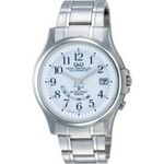 CITIZEN（シチズン） 腕時計 Q＆Q HG00-204 シルバー 【電波時計】