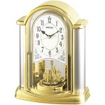 SEIKO CLOCK(セイコークロック) 金色光沢置き時計 BY418G