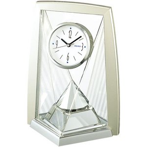 SEIKO CLOCK(セイコークロック) 薄金色パール塗装置時計 BY423S