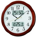 SEIKO CLOCK(セイコークロック) デジタル表示付き 電波掛け時計 KX369B