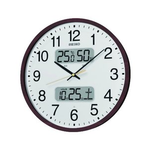 SEIKO CLOCK(セイコークロック) デジタル表示機能付 電波壁掛け時計 KX370B