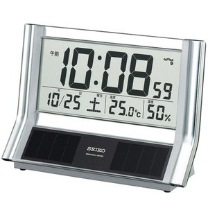 SEIKO CLOCK(セイコークロック) デジタル表示 ソーラー電波置き時計 SQ690S