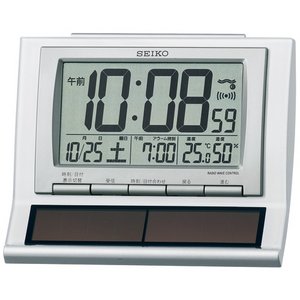 SEIKO CLOCK(セイコークロック) デジタル表示 ソーラー電波置時計 SQ751W