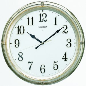 SEIKO CLOCK(セイコークロック) 自動点灯クロック 電波壁掛け時計 KX324S