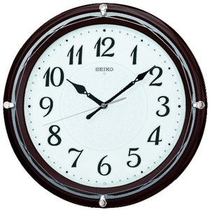 SEIKO CLOCK(セイコークロック) 自動点灯クロック 電波壁掛け時計 KX324B