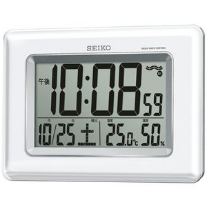 SEIKO CLOCK(セイコークロック) 温湿度表示機能付 掛置き兼用電波時計SQ424W