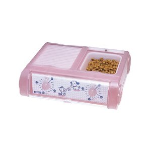YAMASA（山佐時計計器) 自動給餌器 わんにゃんぐるめ CD-400 クリアピンク